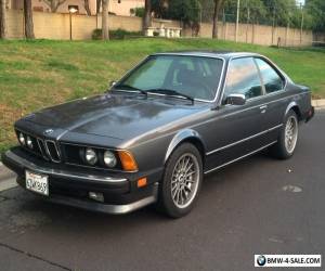 Item 1987 BMW 6-Series E24 for Sale