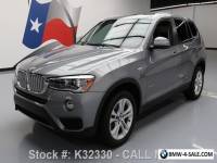 2015 BMW X3 XDRIVE35I AWD PANO SUNROOF NAV HUD