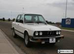 1987 BMW 5-Series 535i for Sale