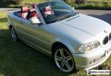 BMW 330ci Cabriolet (Coupe/Convertible) E46 2000 LOW MILEAGE for Sale