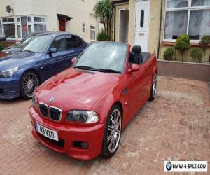 Item BMW M3 3.2 CONVERTIBLE 2001 51REG PRIVATE PLATE IMOLA RED WITH BLACK LEATHER  for Sale