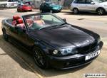 BMW E46 convertible 320ci 2.2 6 cylinder. Red leather seats and Angel eyes  for Sale