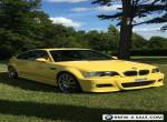 BMW E46 M3 SMG Rare Individual Dakar Yellow In Excellent Condition 2004/54 FSH for Sale
