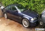 BMW E46 323i SE AUTO 2.5LITRE PETROL 4DR SALOON 1999 2000 BLUE BREAKING 4 PARTS for Sale