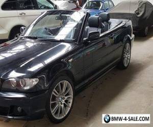 Item BMW E46 318I CONVERTIBLE BLACK IN COLOUR PART SERVICE HISTORY GOOD CONDITION for Sale