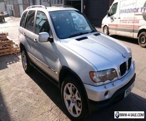 Item BMW X5 2001 3.0 DIESEL AUTOMATIC SILVER BRISTOL 12 month MOT for Sale