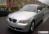 BMW 530d SE, Auto Titanium Silver with black Dakota Leather interior for Sale