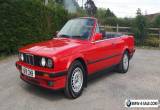 BMW E30 318i cabriolet convertible manual, late model 1992, classic mag featured for Sale