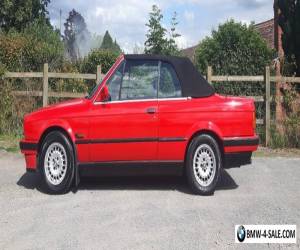 Item BMW E30 318i cabriolet convertible manual, late model 1992, classic mag featured for Sale