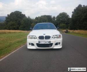 bmw e46 convertible coupe msport m3 rep alpine white modified @@LOOK@@  for Sale