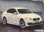 BMW 520d Luxury Saloon in Alpine White and Black Dakota Leather interior for Sale