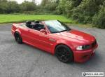 BMW M3 CONVERTIBLE 2004 IMOLA RED MANUAL EXCELLENT CONDITION..  for Sale