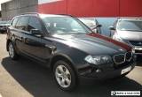 2008 BMW X3 E83 WAGON BLACK 2.0LTR TURBO DIESEL 6SPD AUTO REG AND RWC MERCEDES for Sale
