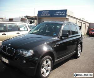 Item 2008 BMW X3 E83 WAGON BLACK 2.0LTR TURBO DIESEL 6SPD AUTO REG AND RWC MERCEDES for Sale