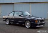 1984 BMW M6 Euro M635csi for Sale