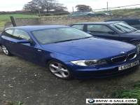 2008 BMW 120d SE Blue Spares or Repairs- 93k - Delivery available