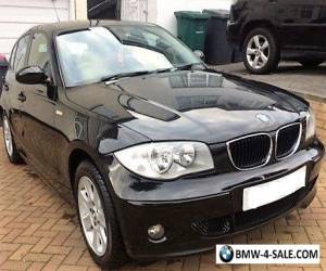 BMW 116i SE 5DR MANUAL 2004 BLACK 94K MILES VERY GOOD CONDITION for Sale