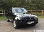 2006 BMW X3 2.0D SE MANUAL DIESEL 4X4 BLACK LEATHER SEATS,M SPORT, for Sale