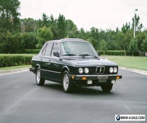 Item 1983 BMW 5-Series E28 528E LOW MILES OUTSTANDING ORIGINAL 2 FL OWNER for Sale