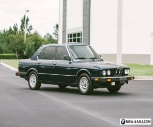 Item 1983 BMW 5-Series E28 528E LOW MILES OUTSTANDING ORIGINAL 2 FL OWNER for Sale