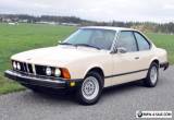 1980 BMW 6-Series 633CSI for Sale