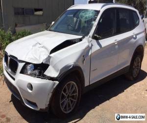 Item 2011 BMW X3 WAGON 4X4 xDrive20d F25 2.0L TURBO DIESEL AUTO DAMAGED REPAIRABLE  for Sale