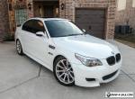 2007 BMW M5 Sedan 4-Door Fully Loaded 6-speed manual wht/red for Sale