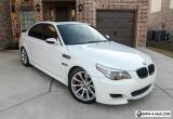 2007 BMW M5 Sedan 4-Door Fully Loaded 6-speed manual wht/red for Sale