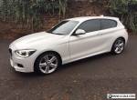 BMW 1 SERIES 1.6 116i M Sport Sports Hatch 3 Door White for Sale