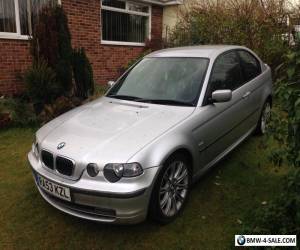 Item 2003 53 BMW 325 ti  Auto, Low miles, M.O.T, Silver, Black Leather, Bargin....... for Sale