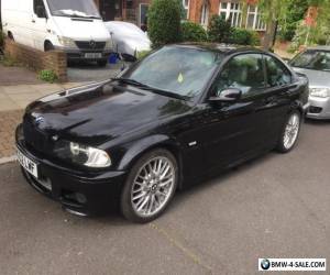 Item Bmw e46 3 series 325 msport coupe auto leather 107k black mot no rust for Sale