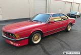 1985 BMW M6 M635csi for Sale