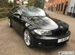 2009 BMW 1 Series Coupe 120d M Sport - 81k - Full Service History -Black Leather for Sale