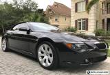 2006 BMW 6-Series Sport for Sale