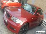 Red BMW 1 series coupe for Sale