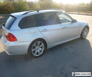 BMW 3 SERIES 320D E91 SE TOURING ESTATE 2007 SILVER 95K MILES **FSH 10 STAMPS** for Sale