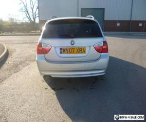 Item BMW 3 SERIES 320D E91 SE TOURING ESTATE 2007 SILVER 95K MILES **FSH 10 STAMPS** for Sale