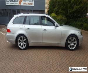 2006 BMW 525 Diesel Automatic Estate Immaculate FSH SILVER SAT NAV-OFFERS or PX? for Sale