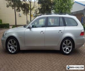 Item 2006 BMW 525 Diesel Automatic Estate Immaculate FSH SILVER SAT NAV-OFFERS or PX? for Sale