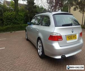 Item 2006 BMW 525 Diesel Automatic Estate Immaculate FSH SILVER SAT NAV-OFFERS or PX? for Sale