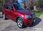 2011 BMW X3 28i Vermilion Red for Sale