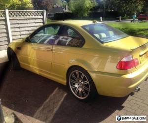 Item 2004 BMW M3 YELLOW for Sale