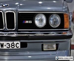 BMW 1986 M6. FULLY RESTORED WORLD FAMOUS M6 VERY RARE & COLLECTABLE for Sale