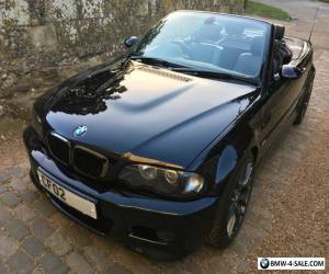 Item 2002 BMW M3 BLACK CONVERTIBLE for Sale