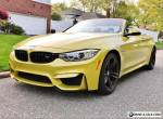 2015 BMW M4 convertible manual for Sale