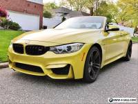 2015 BMW M4 convertible manual