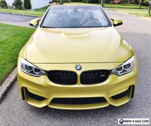 Item 2015 BMW M4 convertible manual for Sale