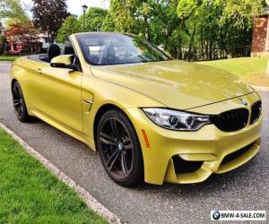 Item 2015 BMW M4 convertible manual for Sale