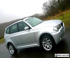 Item 2007/57 BMW X3 2.0d M SPORT 5DR DIESEL 4X4 SILVER COLOUR CODED LOW MILEAGE FSH for Sale