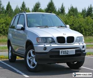 Item 2002/52 BMW X5 3.0D DIESEL AUTO 4X4 SUV - SILVER - GREY LEATHER - HEATED SEATS for Sale